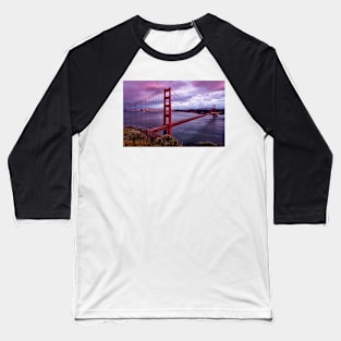 Golden Gate Sunset Baseball T-Shirt